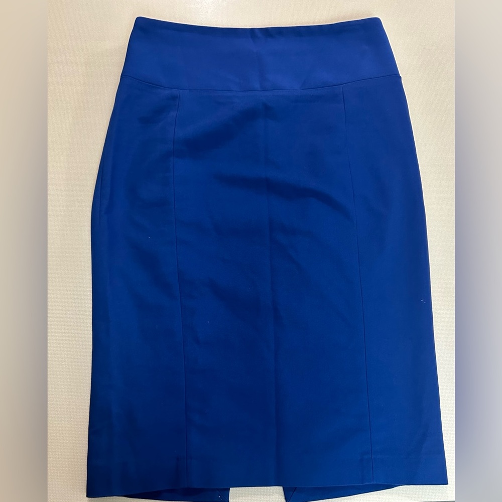 Express bright blue pencil skirt. Size 8